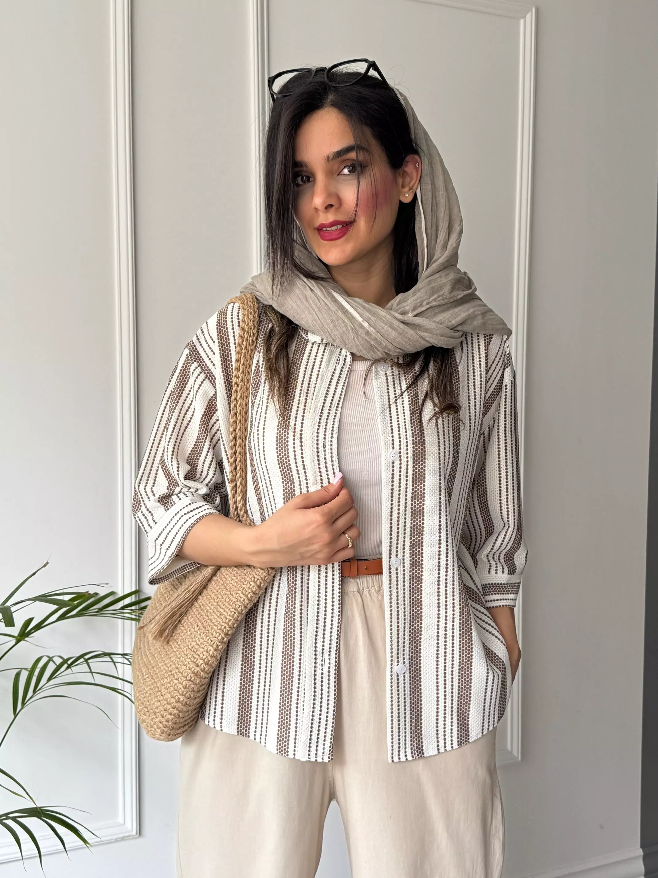 مانتو شومیزی تیانا +